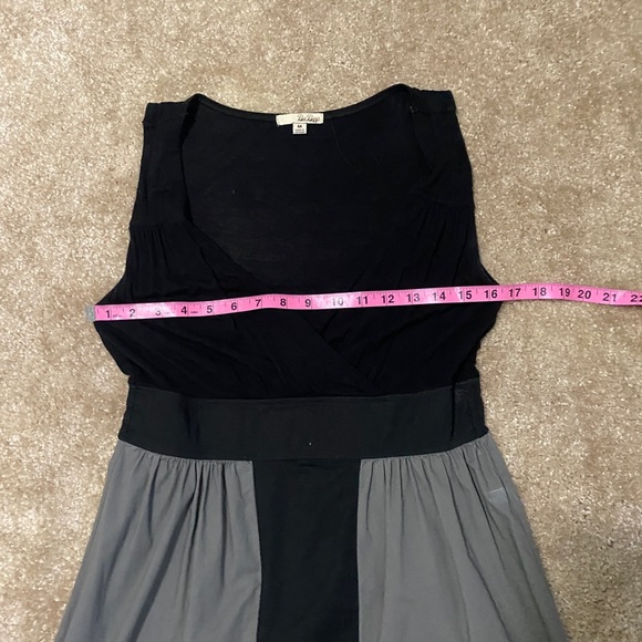 Grey & Black Colorblock dress jersey top - Picture 8 of 9